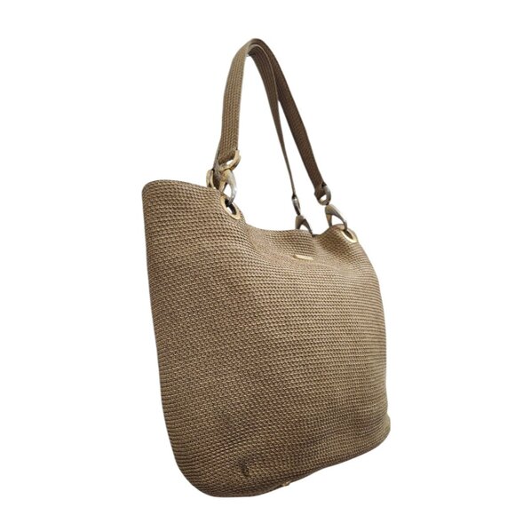 Eric Javits “Squishee” Tan Woven Tote Bag - Picture 6 of 14